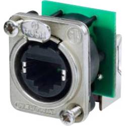 Neutrik NE8FDP-R RJ45 Datensteckverbinder etherCON D Serie NE8FDP-R Buchse, gewinkelt Pole: 8P8C Polzahl Sensoren 8P8C Nickel 1 St.