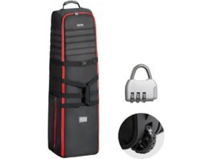 VEVOR Sac de voyage de golf rembourré avec roues renforcées, housse de protection de voyage de golf souple en plein air, nylon 1000D robuste et résistant à l'usure pour club de golf compagnie aérienne