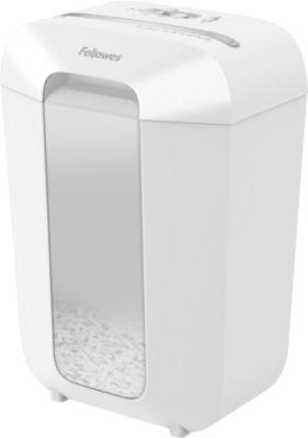 Partikel Aktenvernichter Fellowes Powershred® LX70, Auffangbehälter, P-4, Partikelschnitt, weiß