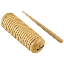 Nino Percussion Wood Güiro Shaker, Siam Oak - Guiro