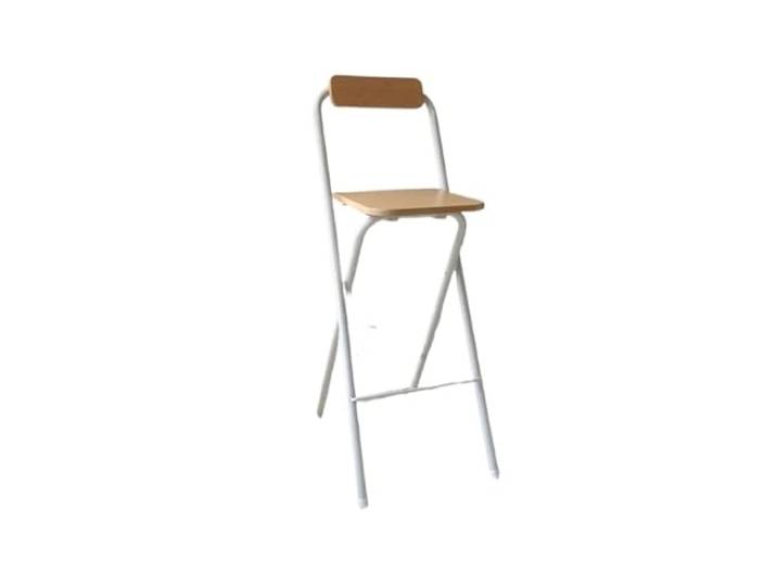 LXLAEOANG Klappbare Barstühle, Einfacher Barhocker Mit Eisenrückenlehne Verdickte Fußabdeckungen for Küche, Bar, Tisch, Stuhl, Esszimmer mit mehreren Szenen(A-wood-70cm)
