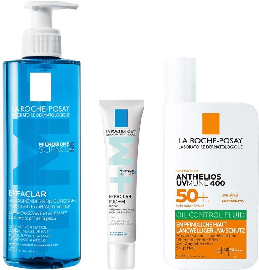 La Roche Posay Effaclar R.gel & Duo+M & Anthelios O.C.UVMune400 1Pck