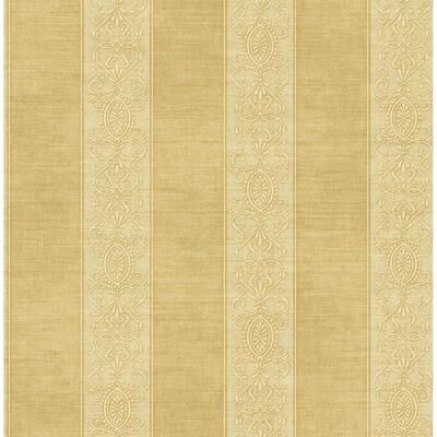 Seabrook Designs Hinson Stripe Unpasted Wallpaper