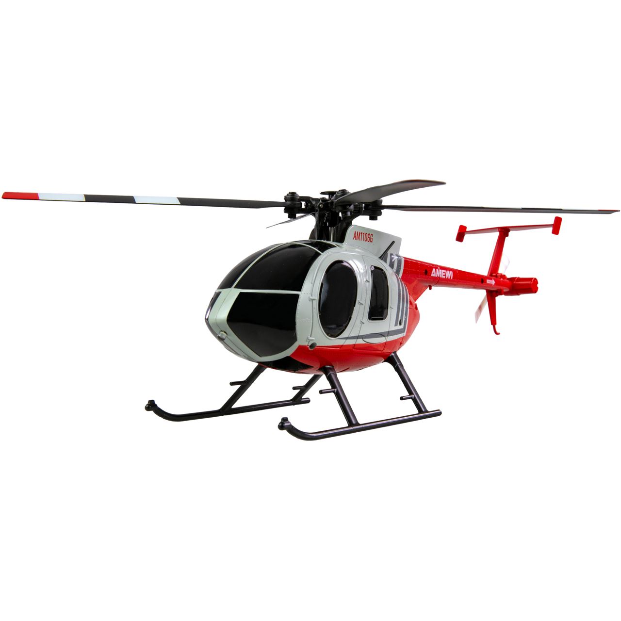 Amewi RC Helikopter MD500 Li-Po Akku 350mAh silber/rot