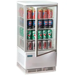 Polar 68 Liter Kühlvitrine - Weiß - Automatisches Abtauen
