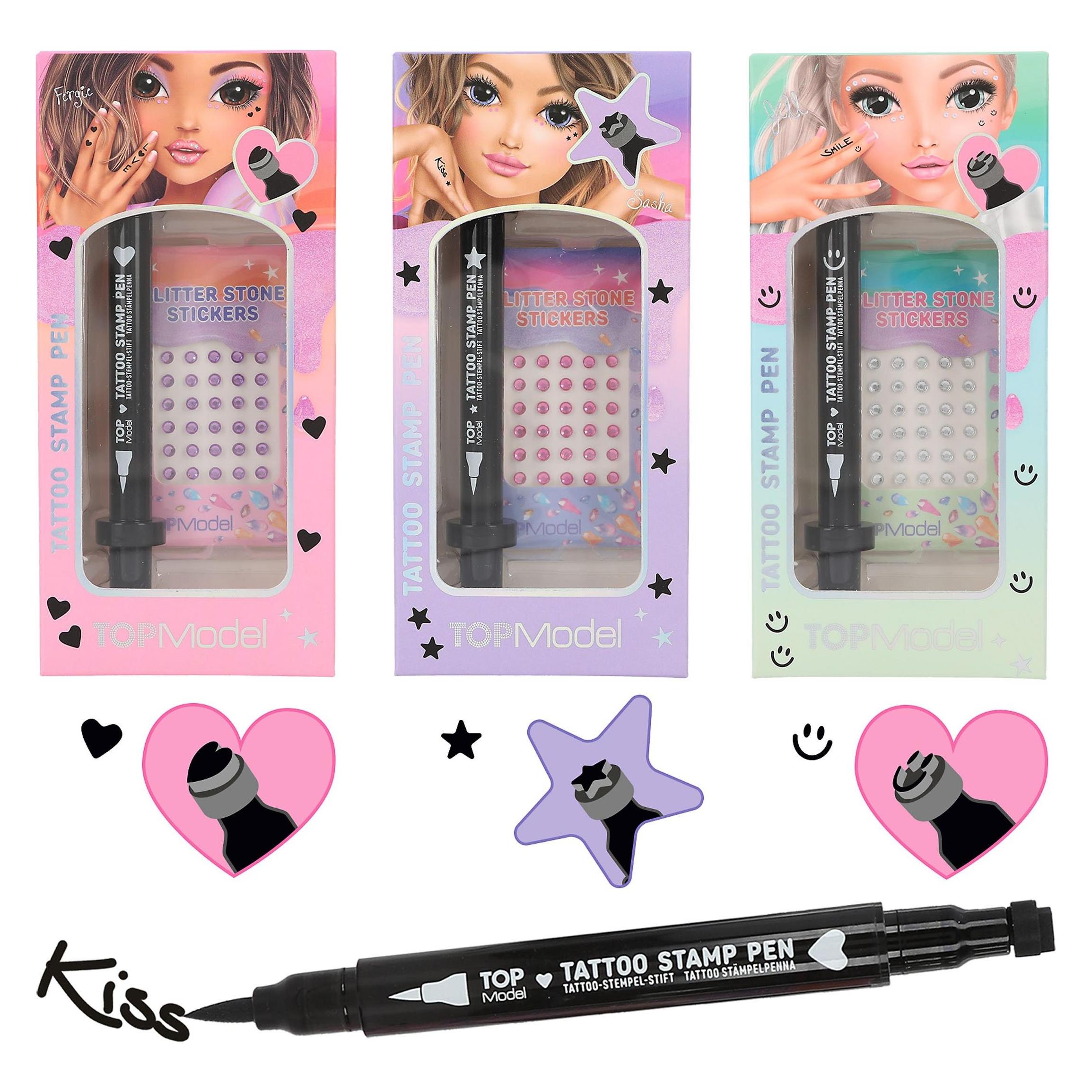Top Model TOPModel - Tattoo Pen with Glitter Stones BEAUTY and ME ( 0412745 ) (412745)
