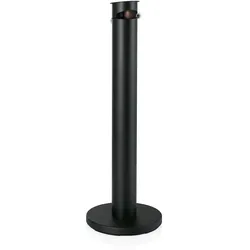 WAS Germany - Standascher, Ø 13 cm, pulverbeschichteter Stahl schwarz
