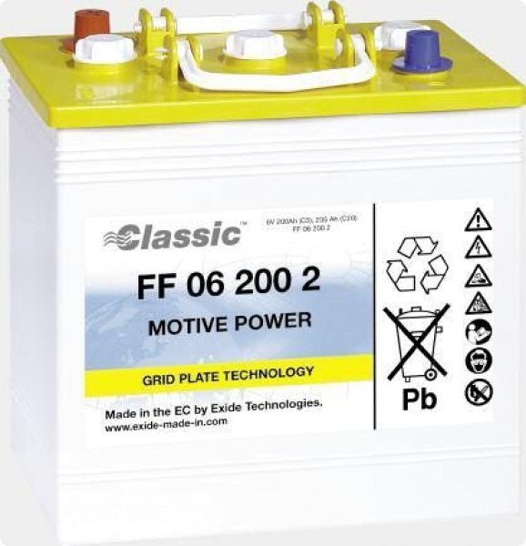 Exide Classic FF 06 200 R Antriebsbatterie