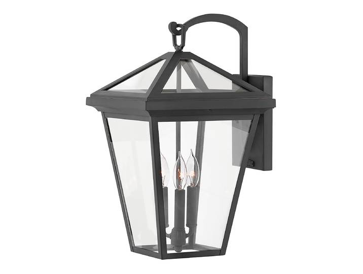 home24 Wandlamp Alford Place type A 31 x 54 x 34cm zwart/zwart