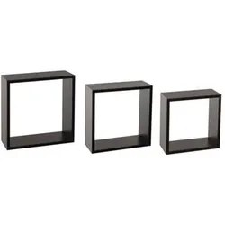 FIVE 3 Wandregale in Schwarz