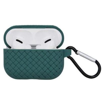 OEM Flechttasche für Airpods / Airpods 2 grün (Kopfhörer Tasche) (GSM168745)