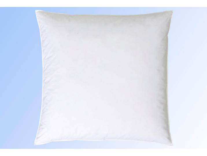 Federkissen CENTA-STAR Kopfkissen Classic / Kopfkissen Soft , weiß, B:80cm L:80cm, Bezug: 100% Baumwolle. Füllung: 50% Daunen, 50% Federn, Kopfkissen, Federkissen