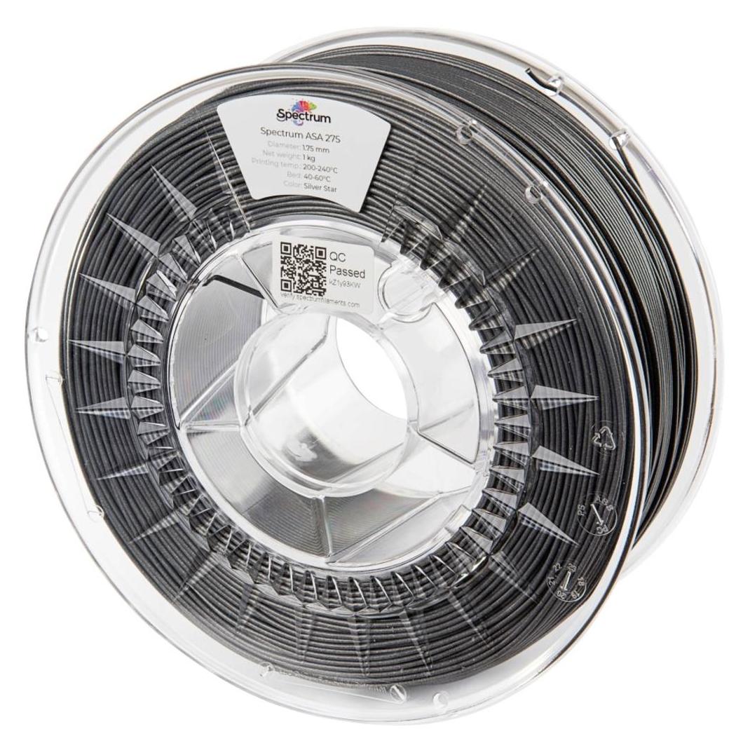 Spectrum Filament ASA silver (ASA, 1000 g, 1.75 mm) (80308)