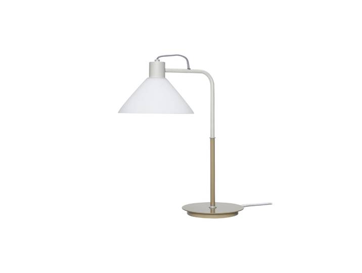 HÜBSCH - Lampe de table Spot - Beige - Fer laqué