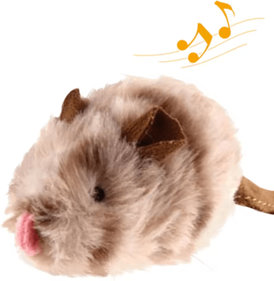 Inspire Curations ChirpFeather Interactive Sound Bird Cat Toy mouse 1pcs