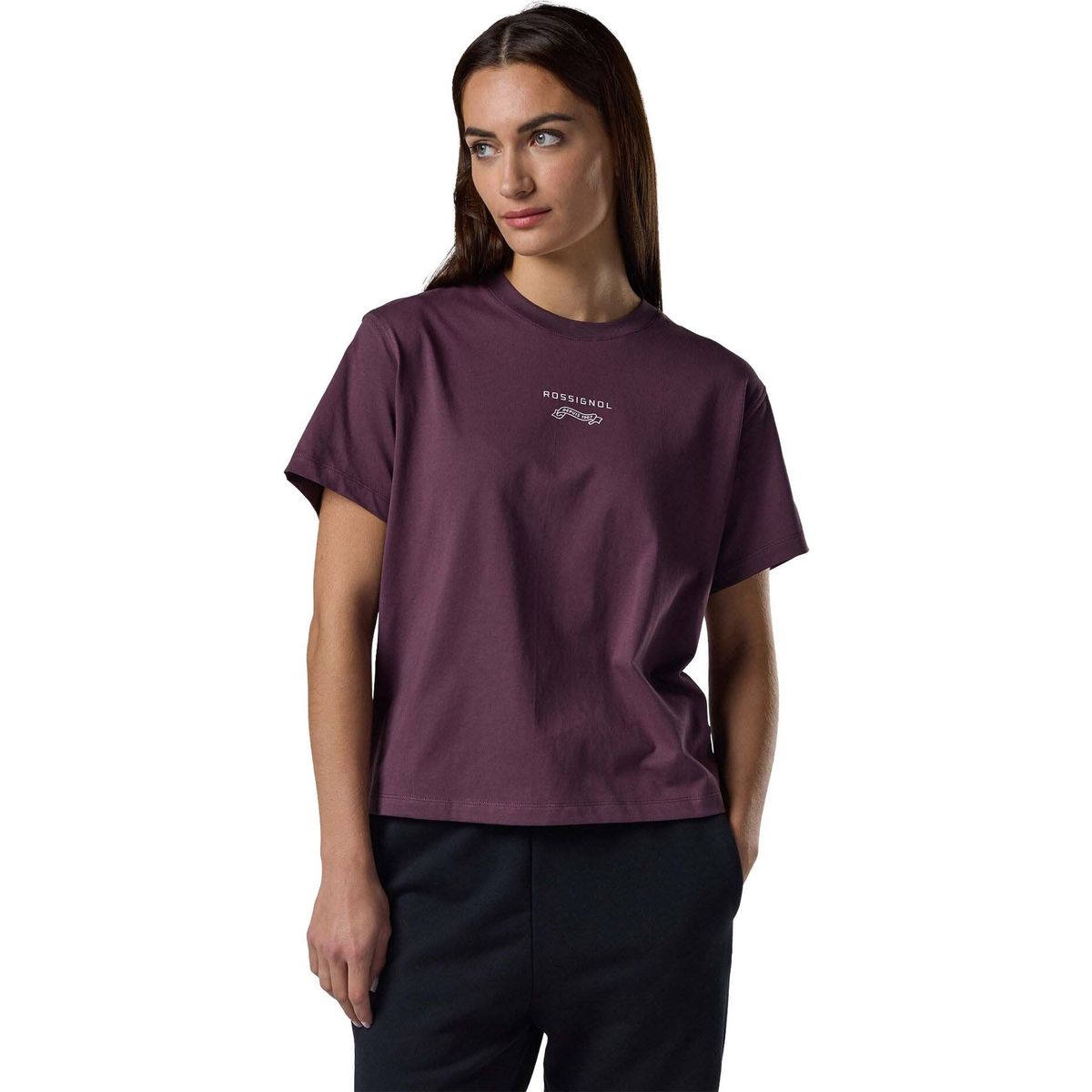 Rossignol W Waterfall Relax Tee huckleberry (A87) L RLPWY02 A8700L
