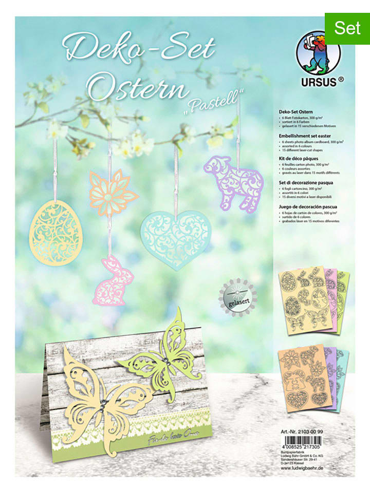 URSUS Bastelset "Pastell" in Bunt - onesize