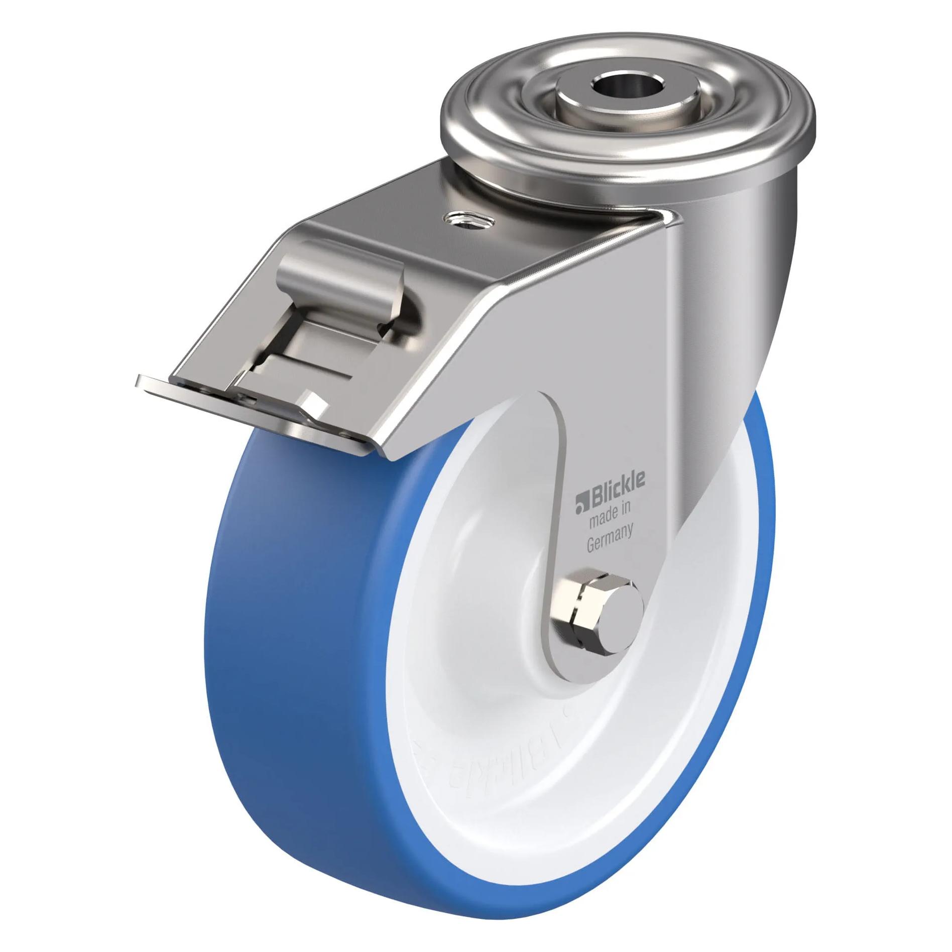 Blickle 942123 LEXR-POTHS 125XR-FI Edelstahl-Lenkrolle Rad-Durchmesser: 125 mm Tragfähig (942123)