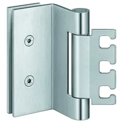 Glastürband VARIANT VXG 7780/120 K N,2tlg,kantig,edelstahl matt
