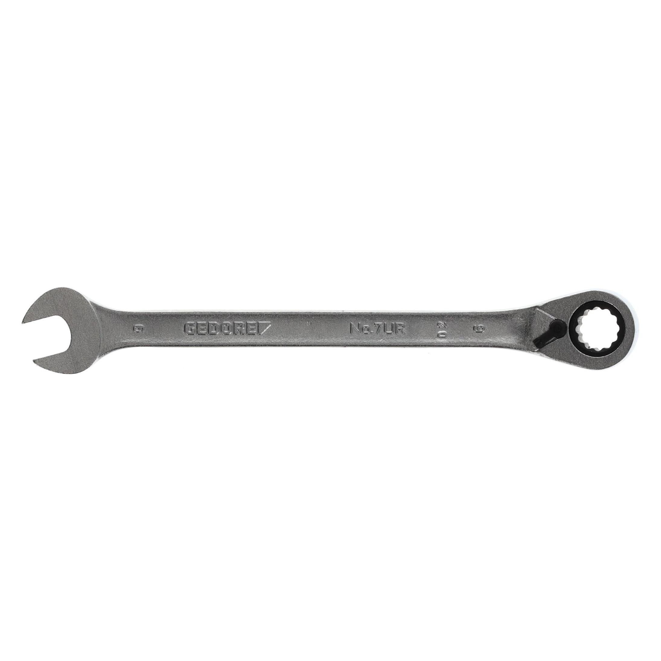 Gedore 7 UR 9 Maulschlüssel mit Ringratsche, umschaltbar, UD 9 mm (9 mm) (2297264)