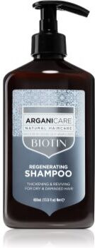 Arganicare Biotin Regenerating Shampoo champô para cabelos finos com biotina 400 ml. Biotin Regenerating Shampoo