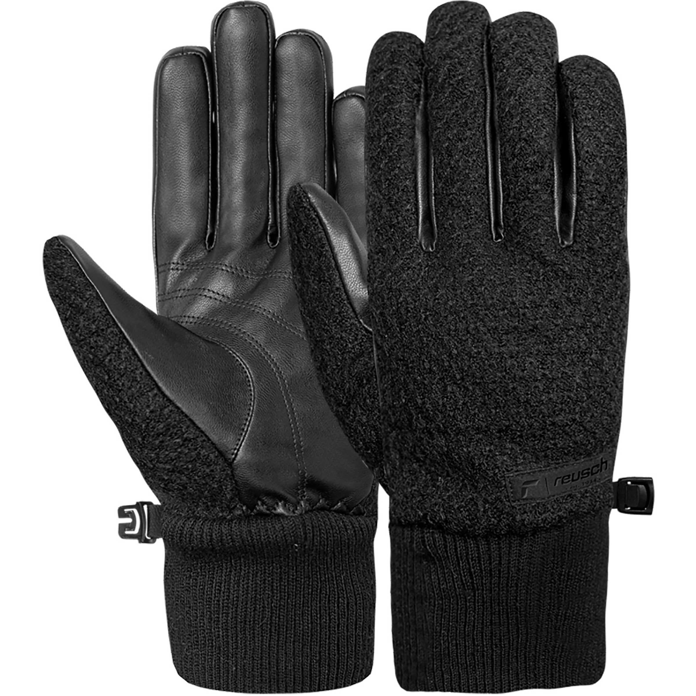 Reusch Kalmar Touch-Tec Fingerhandschuhe schwarz Größe 7 Lifestyle Winddicht