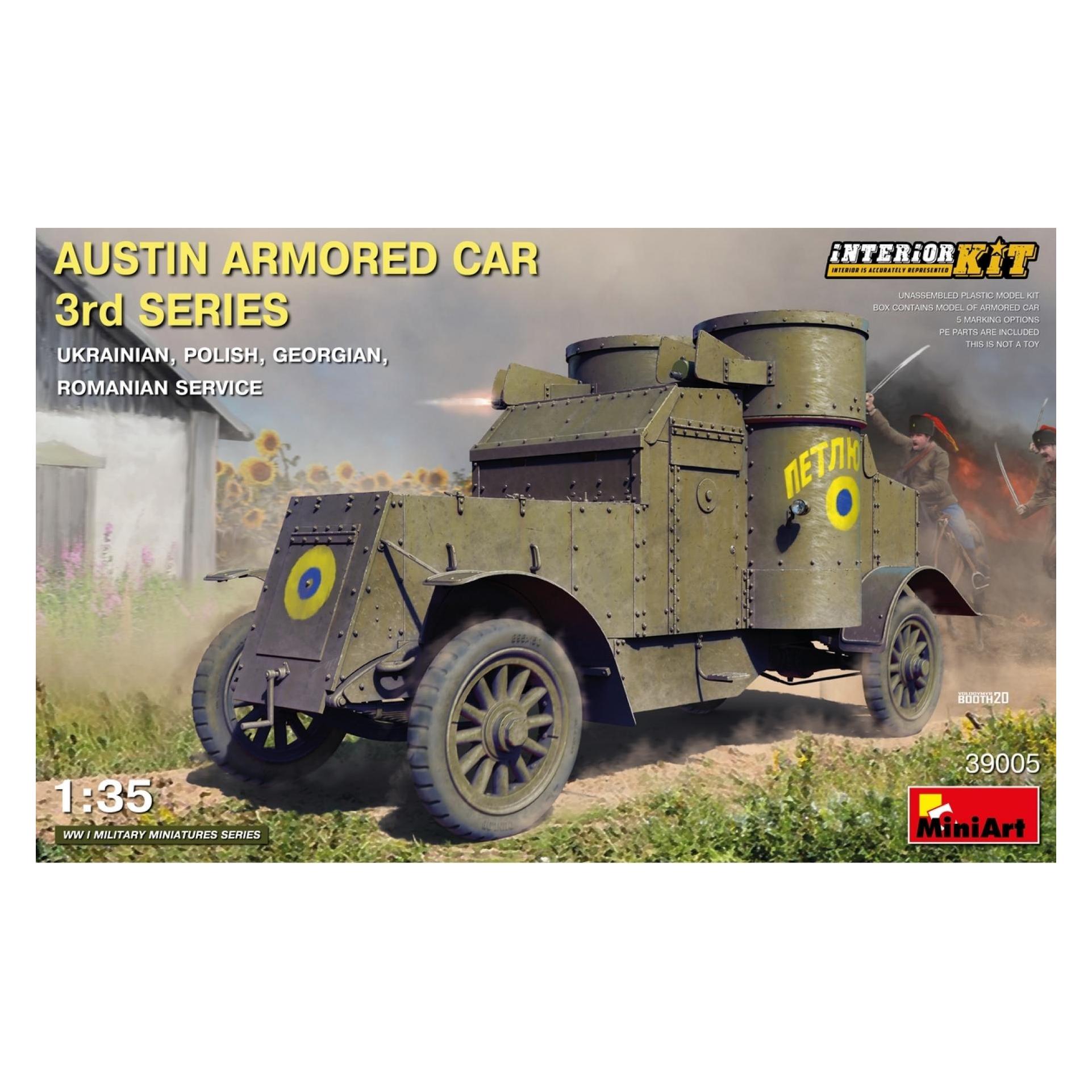 Mini art Austin Armored Car 3rd Series:Ukraine,Polish,Georgian,Romanian Servic.Inter Kit (39005)