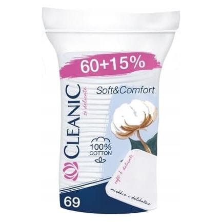 Cleanic Soft Comfort Square Cosmetic Pads - 69 Stück (Intimwaschlotion) (46357461)