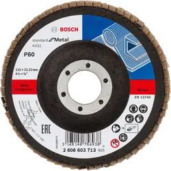 Bosch Fächerschleifscheibe X431 Standard for Metal, gerade - 2608603713