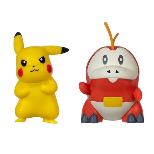 Pokémon Battle Figure First Partner 2-pack - Fuecoco en Pikachu gevechtsfiguren met authentieke details
