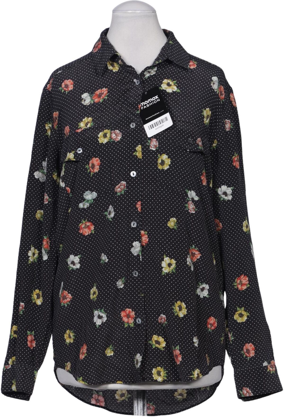 The Kooples Damen Bluse, Schwarz, Gr. XS, Seide - Second Hand