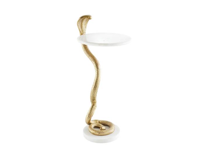 Design Beistelltisch „Wildlife Cobra“ Marmor Invicta Interiors