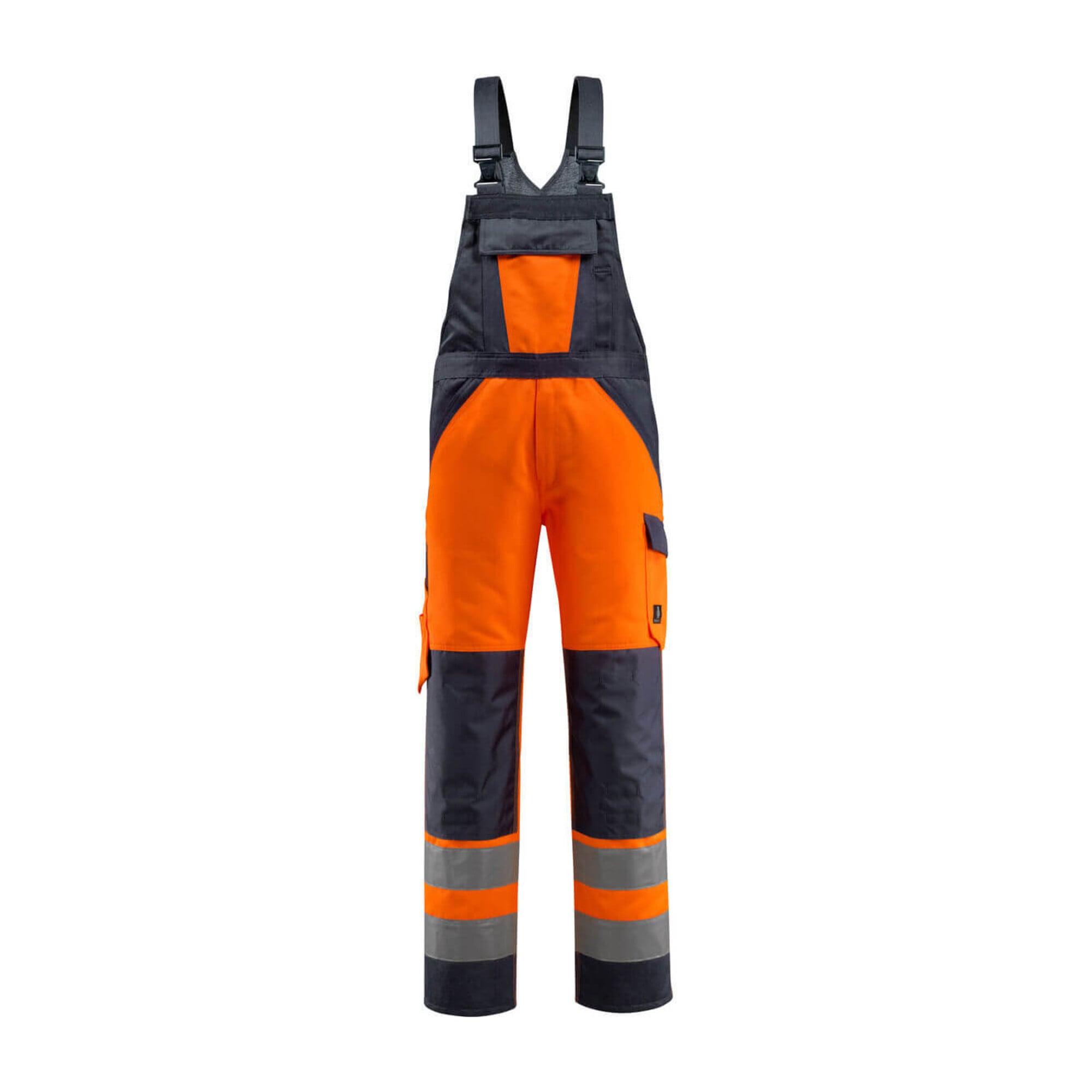 Mascot Latzhose Gosford hi-vis orange/schwarzblau Größe 68 (15969-948-14010-68)