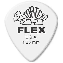 Dunlop Tortex Flex Jazz III XL White - 1.35, Plektrum, Weiss