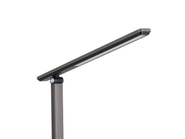EGLO Tischleuchte INIESTA LED Tischlampe, Touchsensor, dimmbar, USB , schwarz (cappuccino), 1, H: 35cm, 1 Stk., Leuchten, Leselampe, Schreibtischlampe, 3-step CCT, Kopf verstellbar, 33x35x35cm, Tischleuchte