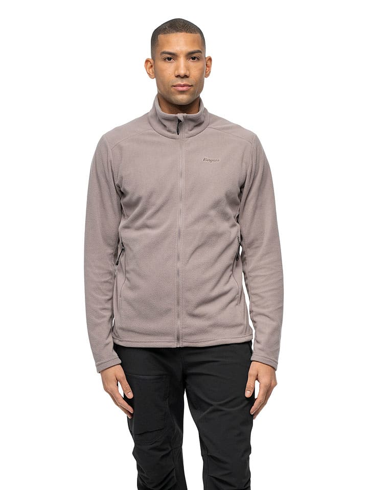 Bergans Fleecejacke "Finnsnes" in Taupe - XL