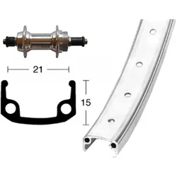 Ryde, Laufräder, (Hinterrad, 26")