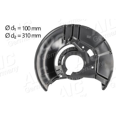 AIC Spritzblech, Bremsscheibe 55978 Vorderachse links für BMW