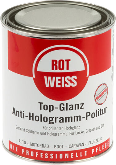Rotweiss Lackpolitur Top-Glanz Antihologramm Politur 1500 0.75l