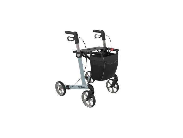 Rehasense Server Rollator - Opvouwbaar - Zachte Comfortbanden - 7,2 kg