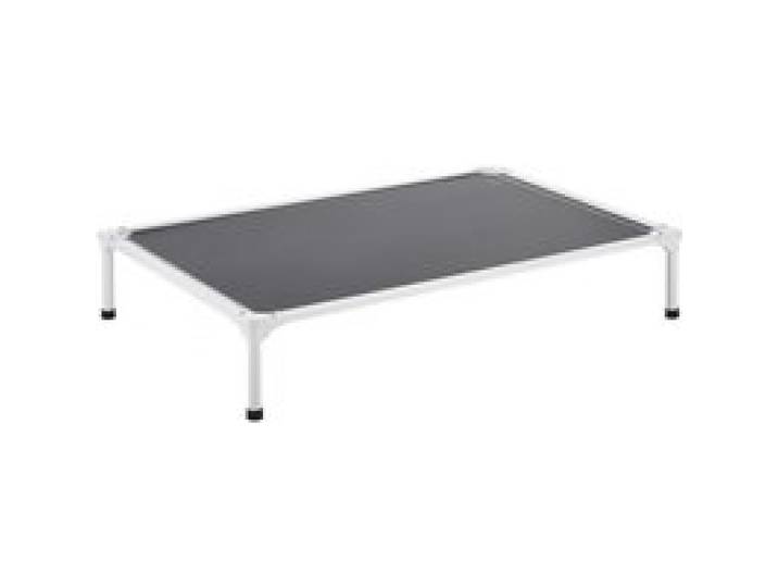VEVOR erhöhtes Hundebett für große Hunde, tragbares erhöhtes Hundeliege mit Aluminiumrohr-Metallrahmen & atmungsaktivem Teslin-Netz, kühlendes Haustierbett XL (1250 x 830 mm) Grau