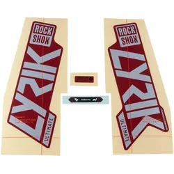 RockShox Dekor Set Signature Series rot silber