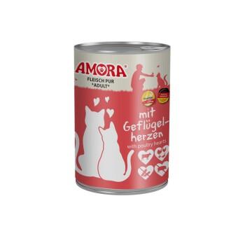 Amora Cat Fleisch Pur 6x400g Rind