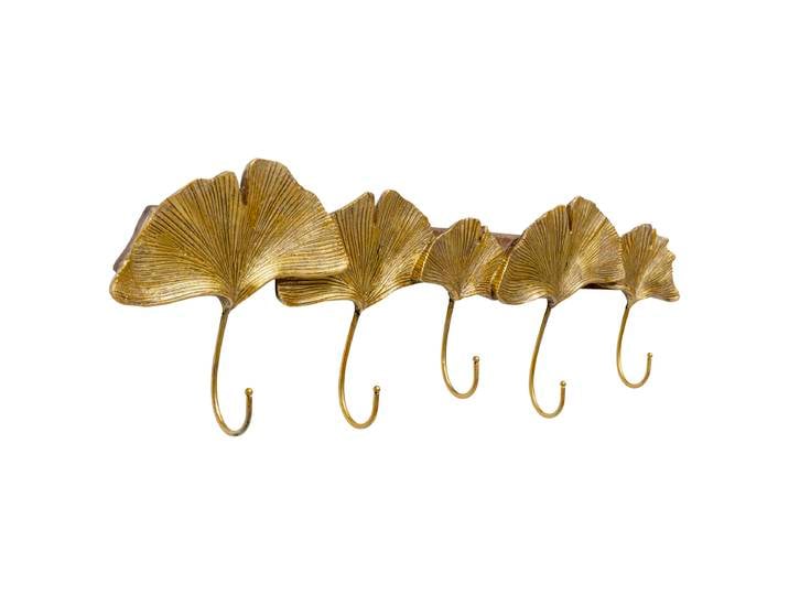Garderobenleiste Ginko 47 x 14 x 3cm Gold