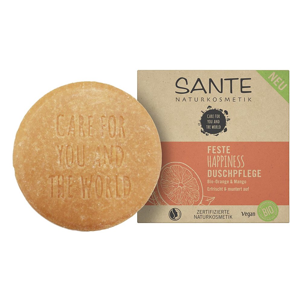 LOGOCOS Naturkosmetik GmbH & Co. KG Sante Happiness Feste Duschpflege Bio-Orange & Mango 19419316