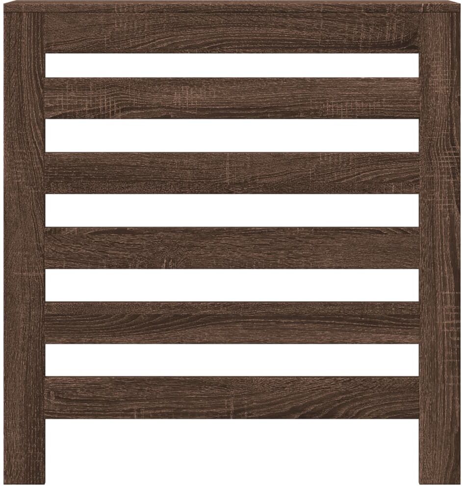 vidaXL Cache-radiateur chêne marron 78x20x82 cm bois d'ingénierie