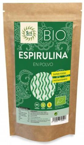 Sol Natural Spirulina Powder Bio 125 gr