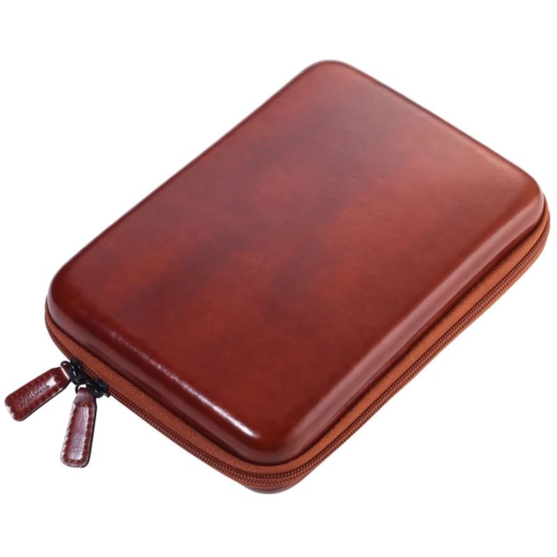 TROIKA Organizer-Etui BROWN TRAVEL CASE