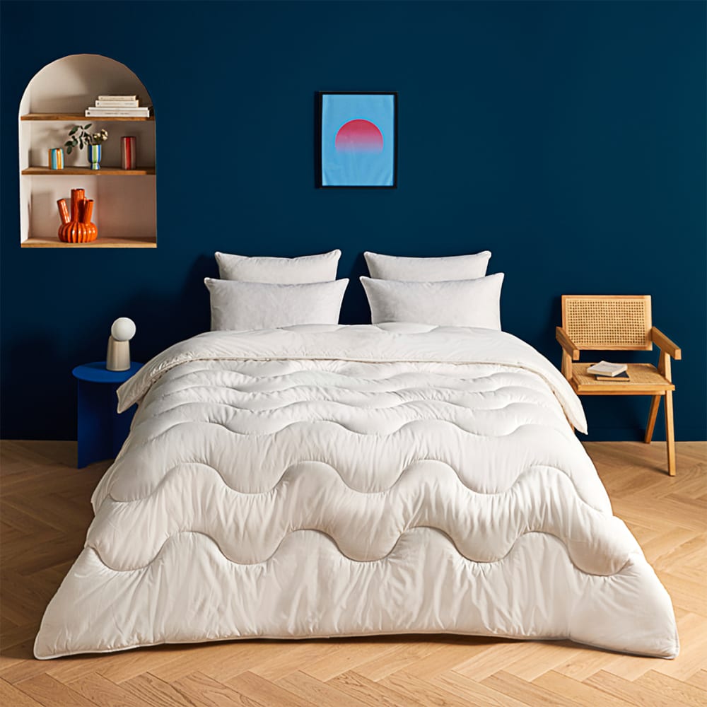 Dodo Pack couette tempérée + oreiller(s) 140x200 cm Blanc 200x0x140cm