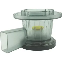 RGV Mischzubehör Mixer für Saftpresse, Entsafter, Transparent, Grau